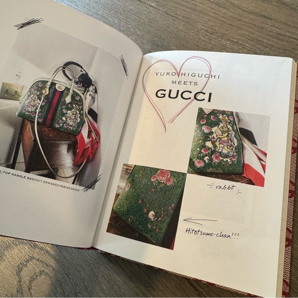 NIP GUCCI "My Scrapbook" Limited Edition Notebook BAILA 2018 Japan Exclusive - Picture 8 of 16